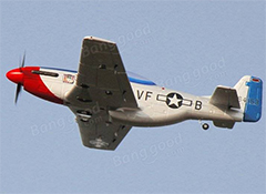 Dynam P-51D Mustang V2 1200mm Electric RC Plane PNP Fred Glover